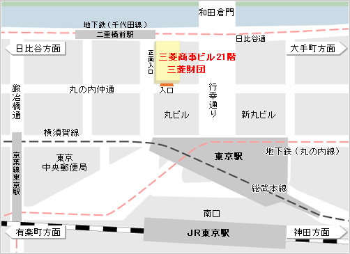 電車でのアクセスマップ